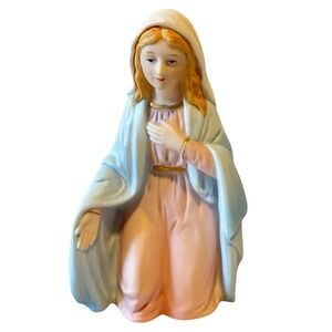 Vintage Homco Christmas Nativity Set #5599 Replacement Mary Figurine